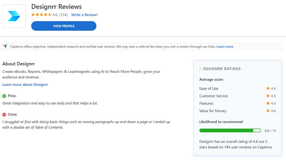 Designrr-Reviews-from-Verified-Users-Capterra