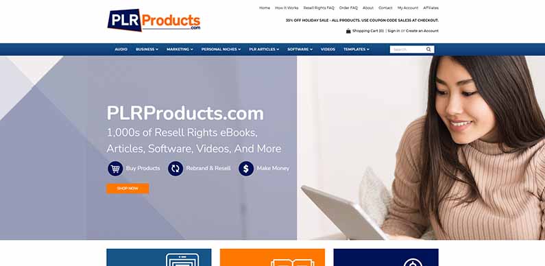 PLRProducts.com - 1,000's Of Resell Rights eBooks, Articles, Software