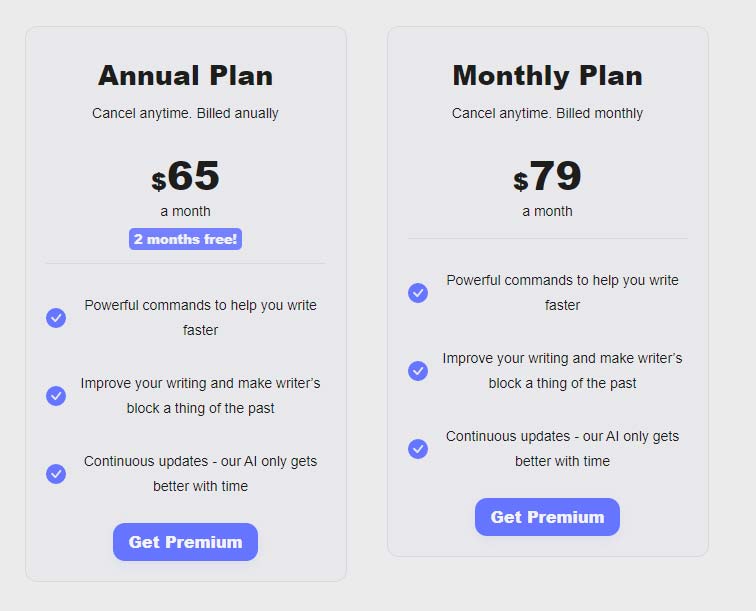 ShortlyAI pricing