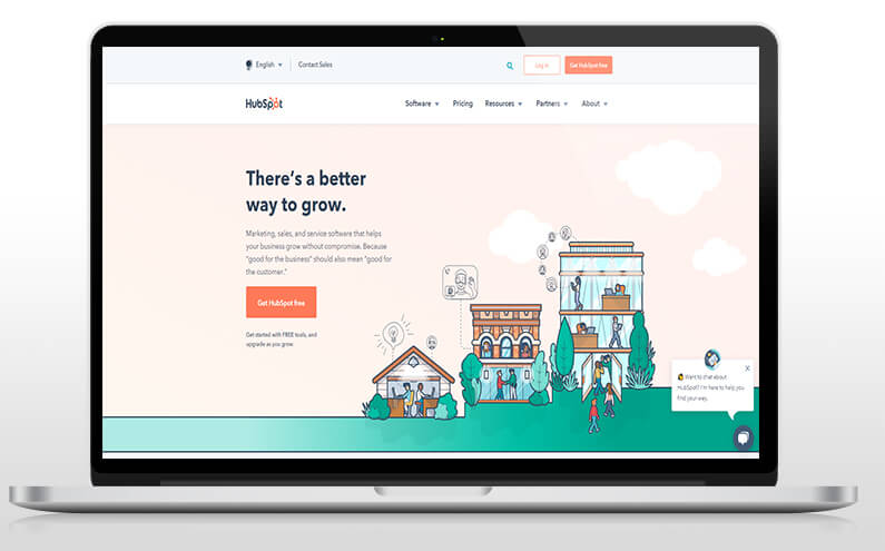 hubspot mockup